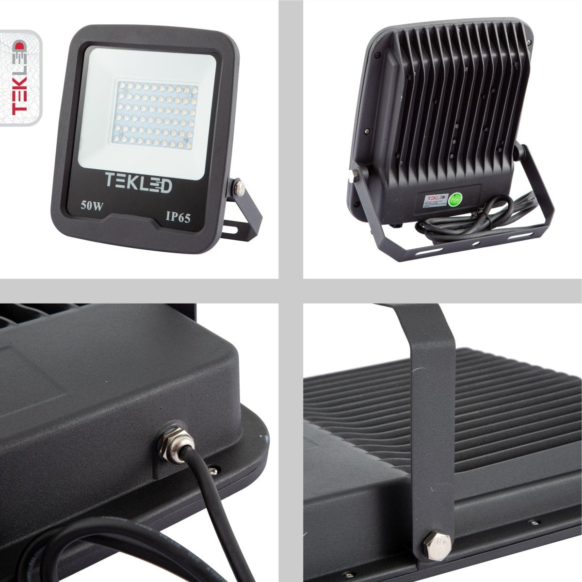 Design closeup for LED Floodlight SMD 3030 Uk 50W Cool White 4000K IP65