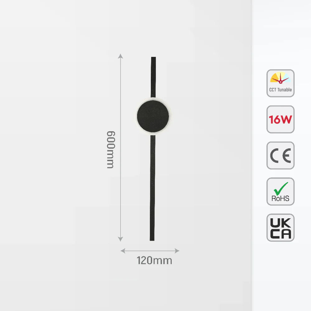 Dual-Function Radiant LED Light Wall or Ceiling Light 5