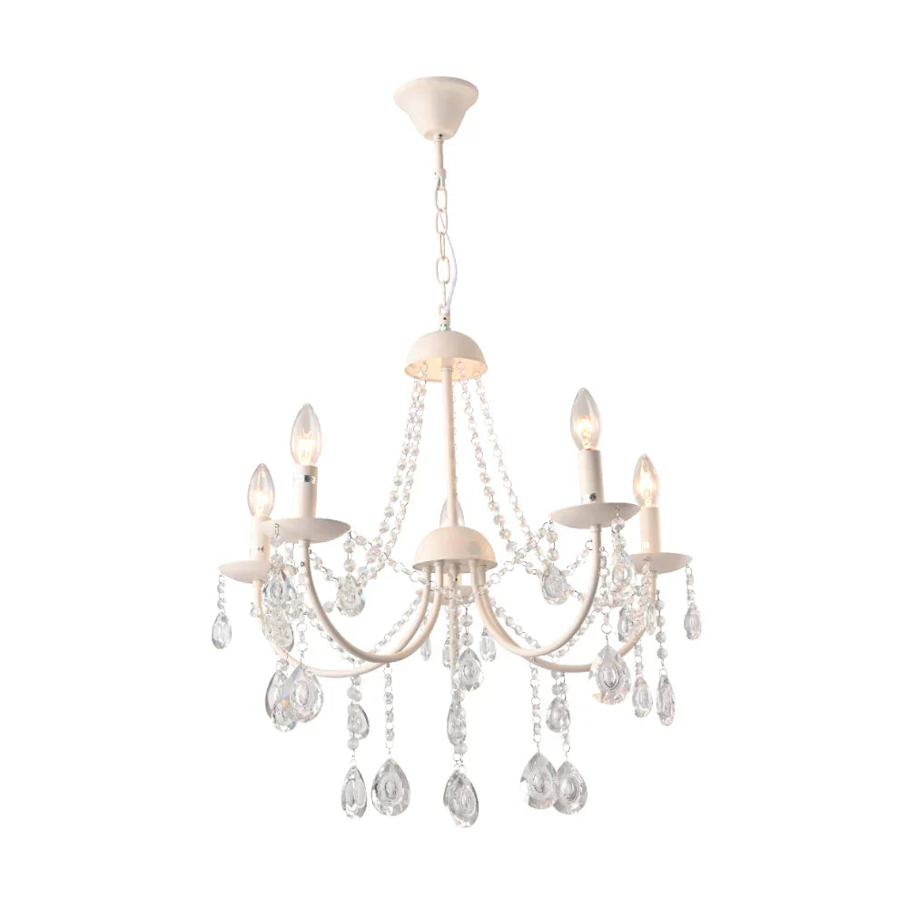 Main image of Elegant Cascade Waterfall Crystal Chandelier Ceiling Light | TEKLED 159-17966