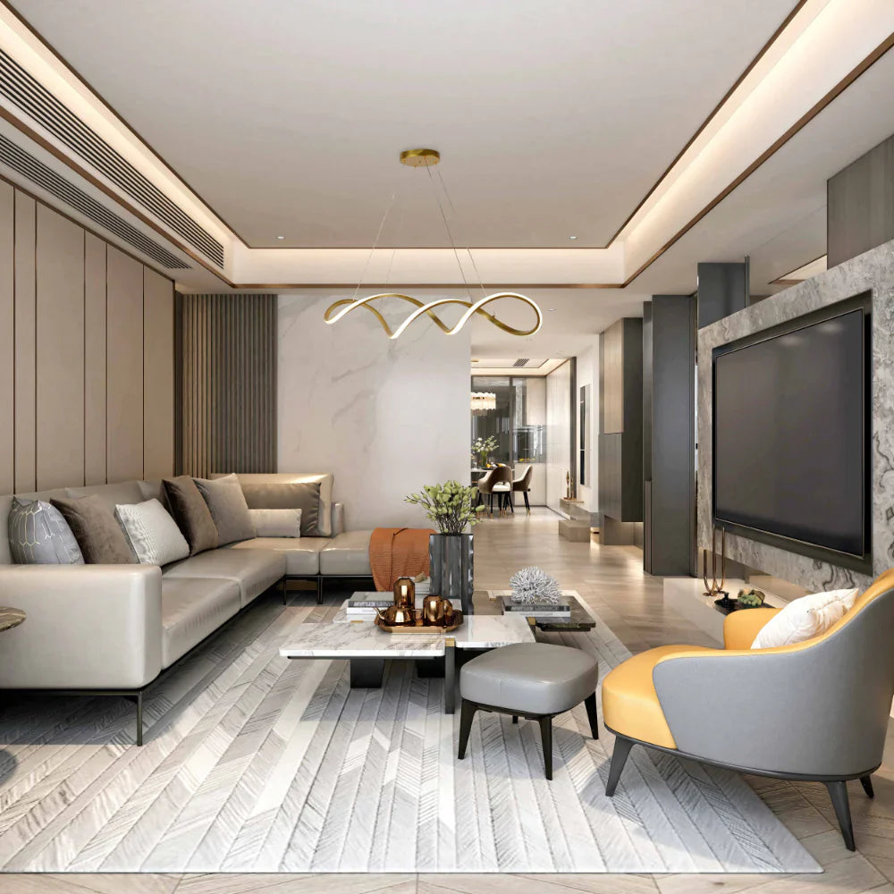 Elegant Infinity LED Pendant Light, Modern Ceiling Light, TEKLED 4