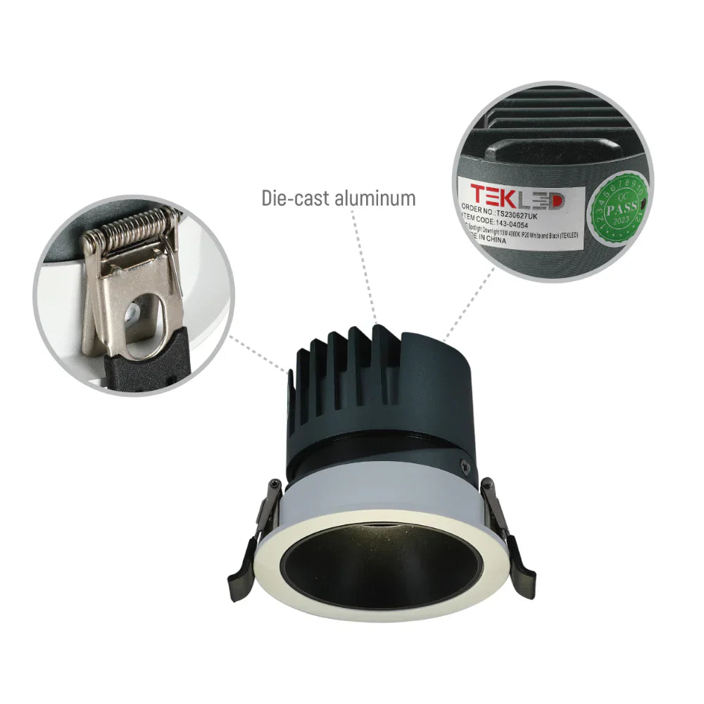 Elite Adjustable COB LED Downlight 10W 35