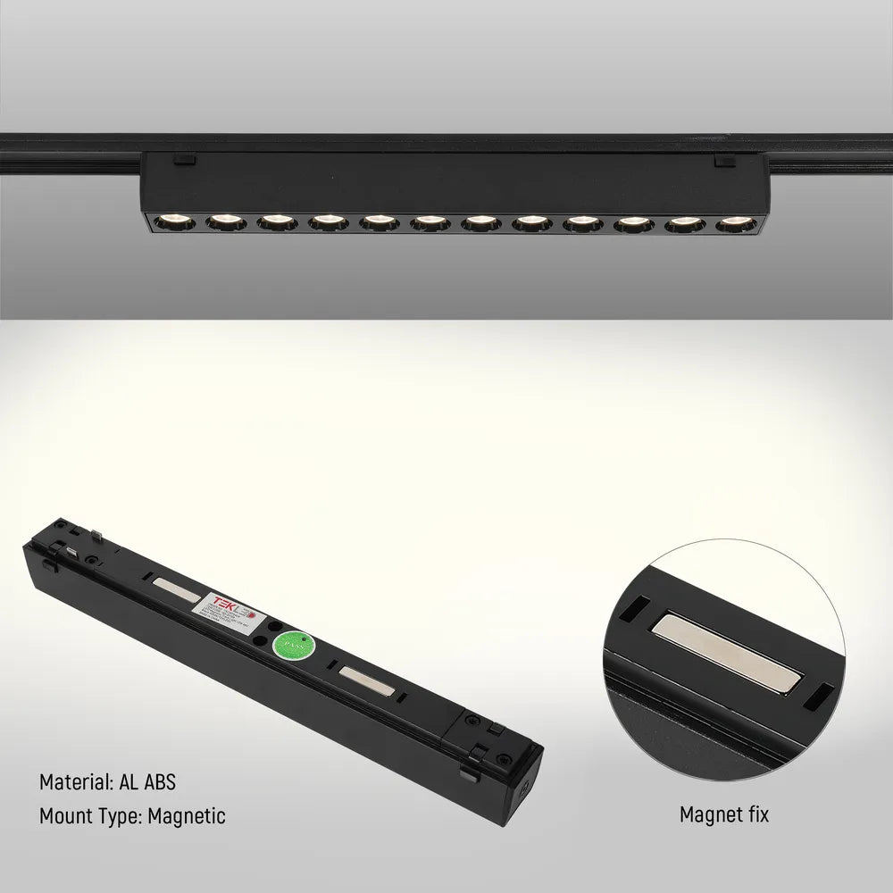 Close shot of the Fixed Magnetic Track Light with Laser Blade Design-169-03109