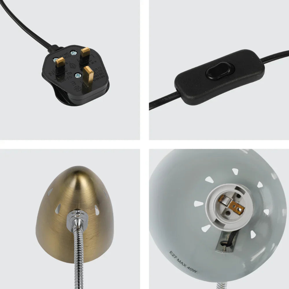 Flex Neck Metal Desk Lamp 19