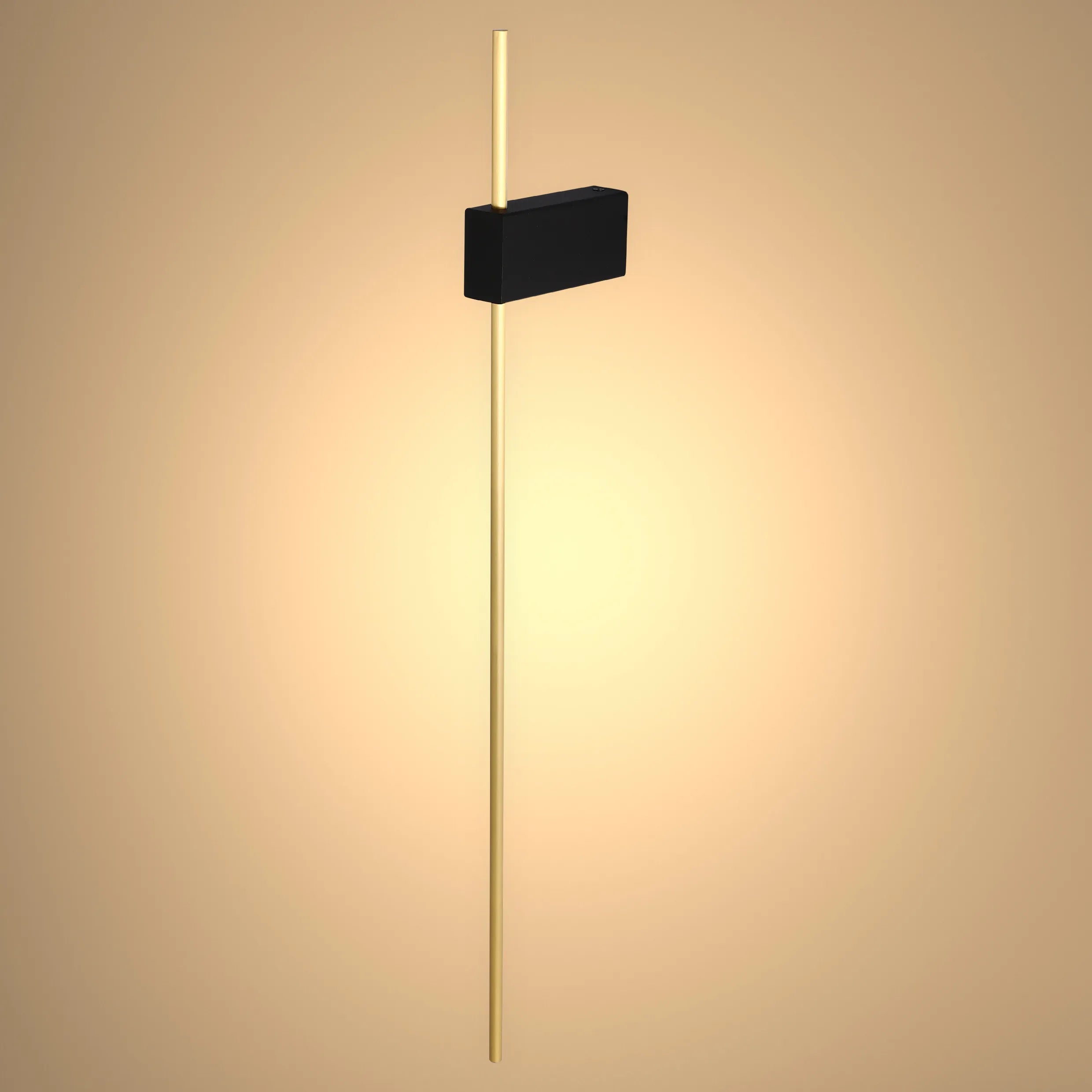 Aurora Slimline LED Wall Light – Modern Minimalist Dimmable Wall Sconce in Black & Gold