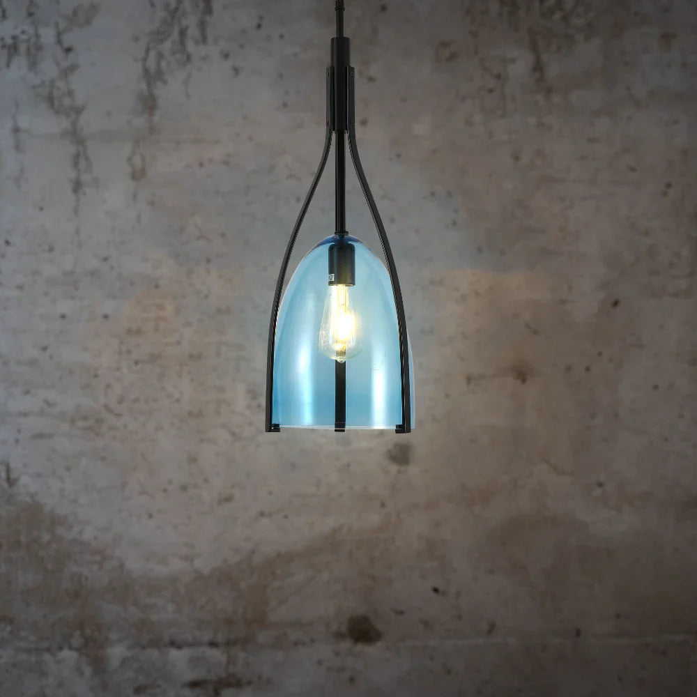 Havana Bell Glass Pendant Light 8