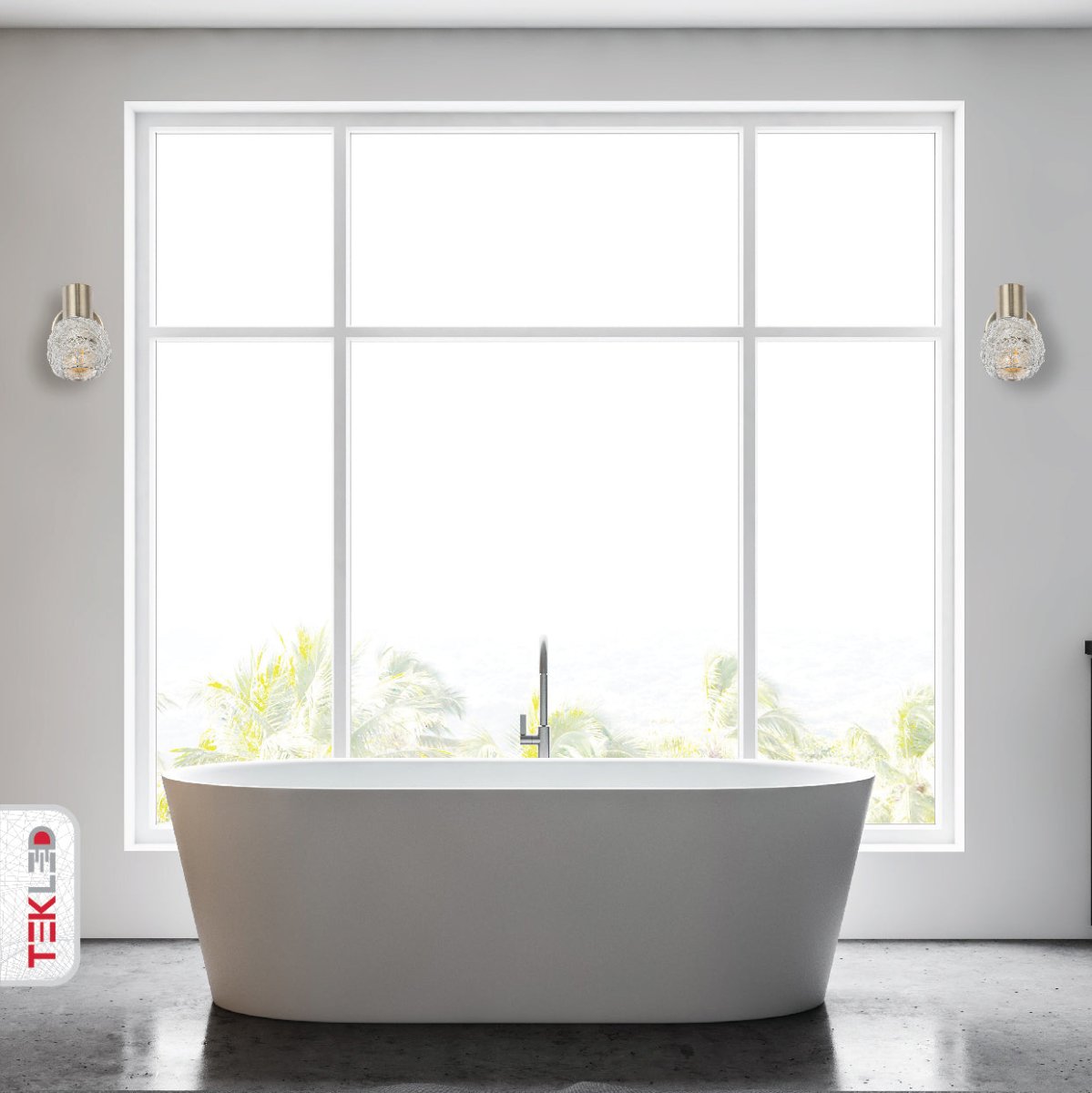 More interior usage of Matte Nickel Metal Silver Globe Nest Wall Light with E14 Fitting | TEKLED 151-19693