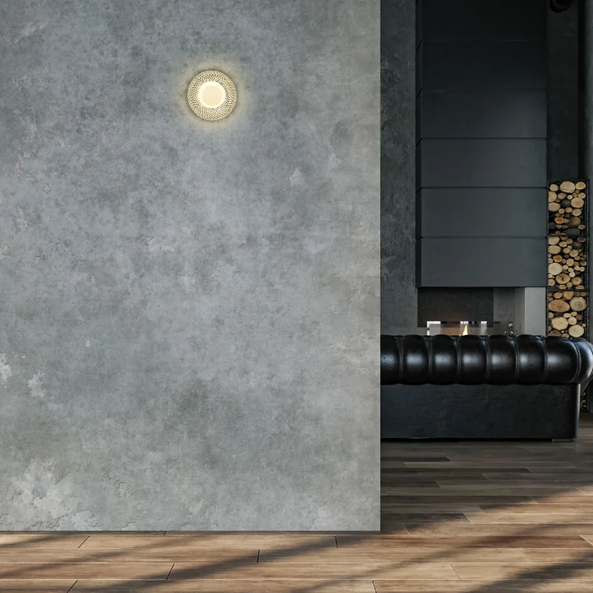 Where to use Industrial Chic Halo Wall Sconce Light 151-19976