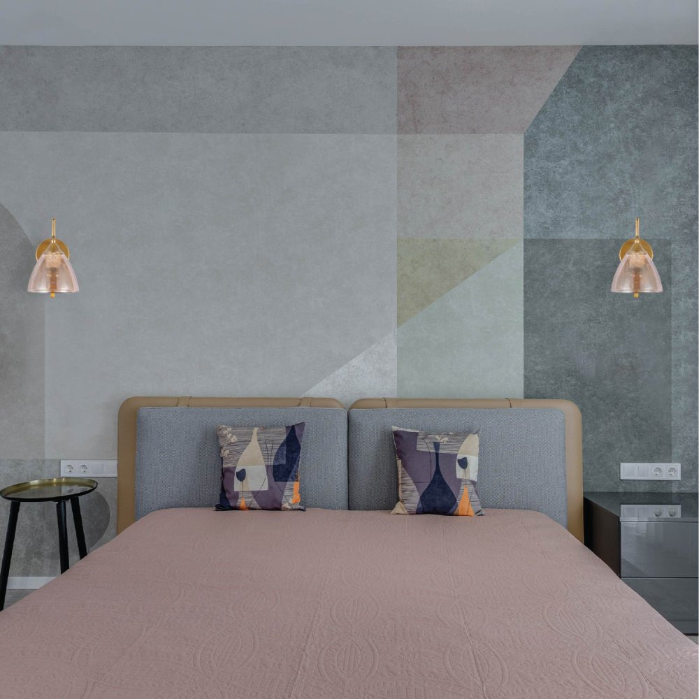 Indoor usage of Amber Cone Glass Gold Wall Light E27 Pull Down Switch | TEKLED 151-19772