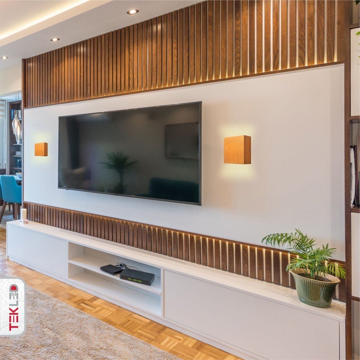 Indoor usage of LED Gold Aluminium Bronze Metal Wall Light 6W Warm White 3000K | TEKLED 151-19526