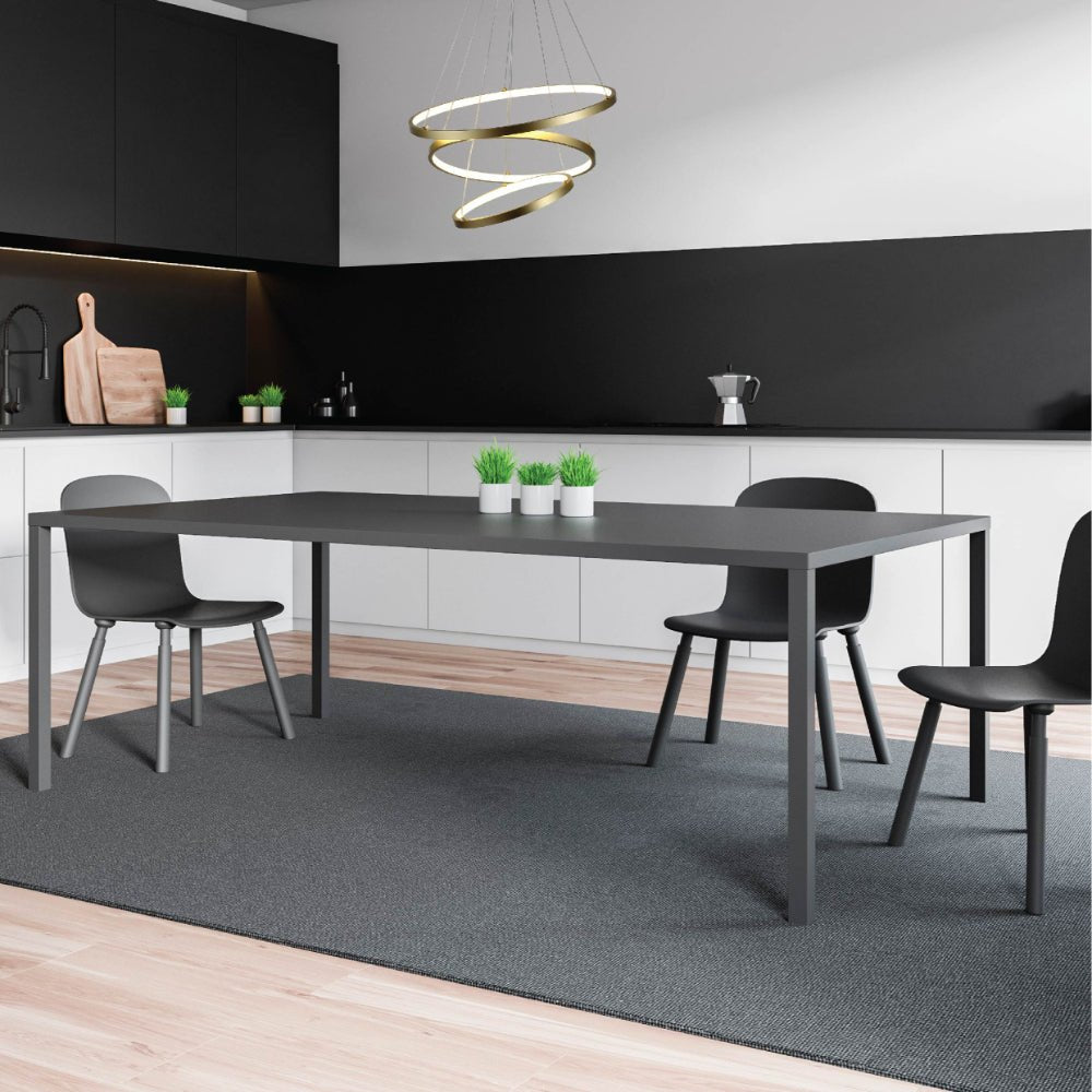 Interior application of LED Triple Circle Gold Finishing 90W 4000K Natural Cool White Modern Contemporary Nordic Scandinavian Pendant Ceiling Light D500 | TEKLED 158-19826