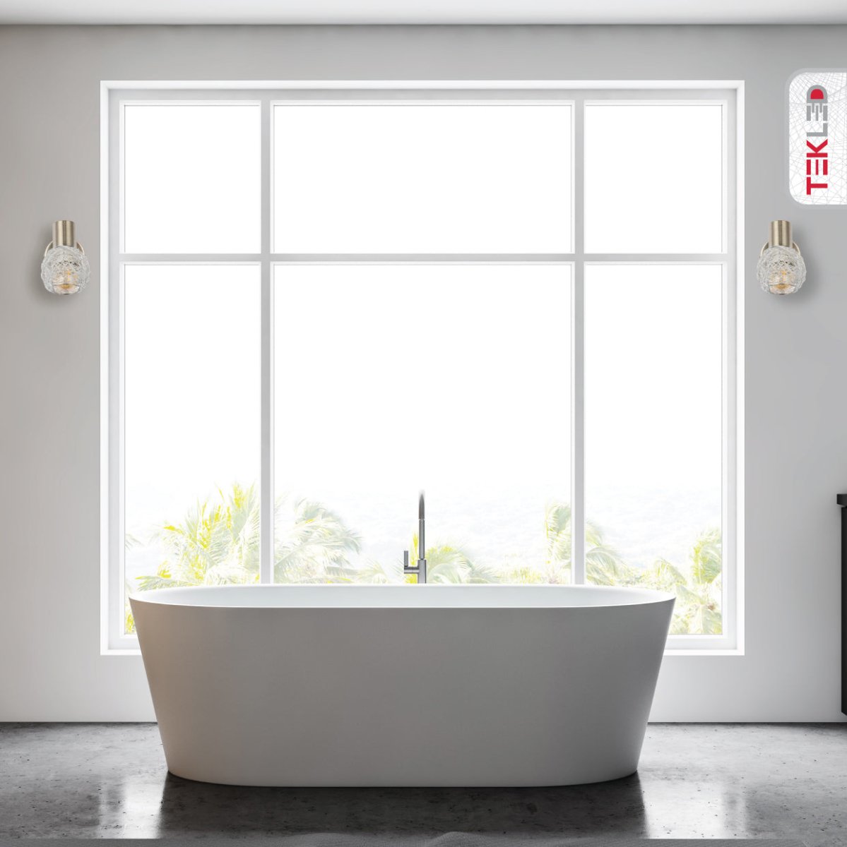 Interior application of Matte Nickel Metal Silver Globe Nest Hinged Wall Light with E14 Fitting | TEKLED 151-19697