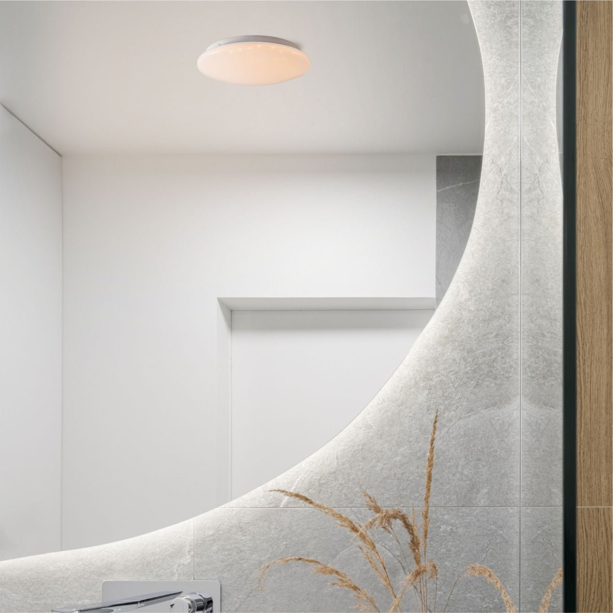 Interior application of Moonlight Flush Ceiling Light 12W Warm White Cool White Cool Daylight 900LM IP20 non-yellowing PMMA Cover | TEKLED 121-03980