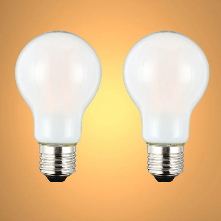 LED Bulb Dimmable A60 GLS E27 6.5W Frosted Glass Pack of 2 1