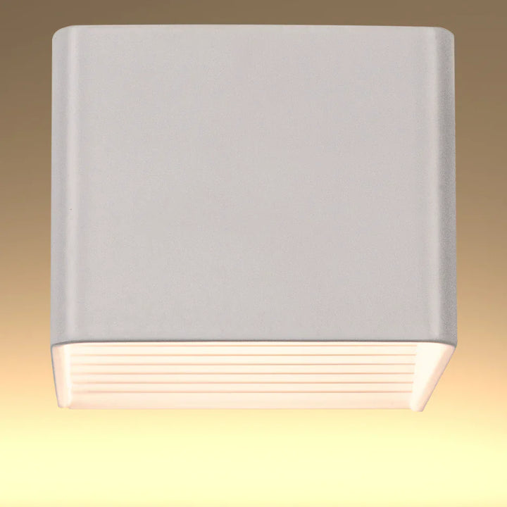 LED Cuboid Wall Light 5W Cool White 4000K White 1