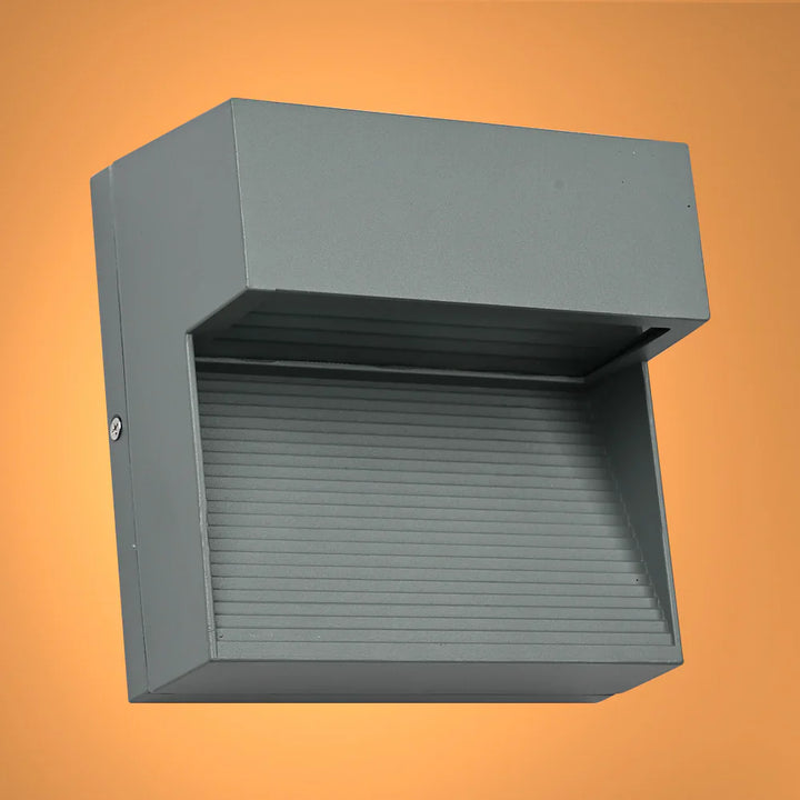 LED Diecast Aluminium Stair and Wall Light 5W IP54 Grey 2