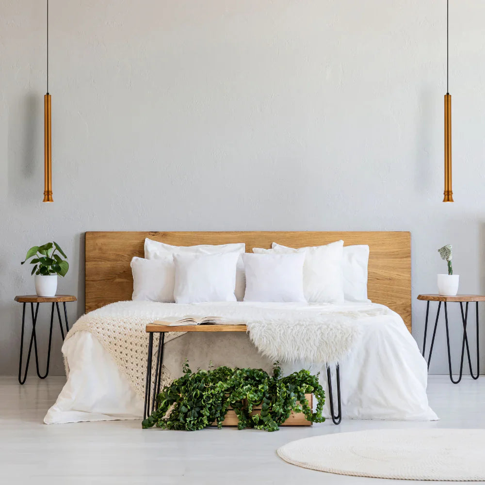 LED Pendant Downlight 5W 3000K Black and Bronze 12