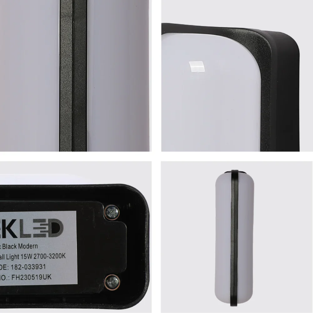 LED Plastic Modern Outdoor Wall Light 15W 13