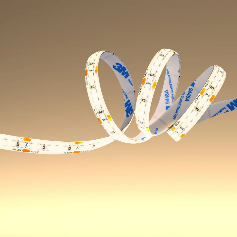 LED Strip Light 180pcs 2835 LED 10W 2A 24Vdc 10mm 5m IP65 Waterproof 12