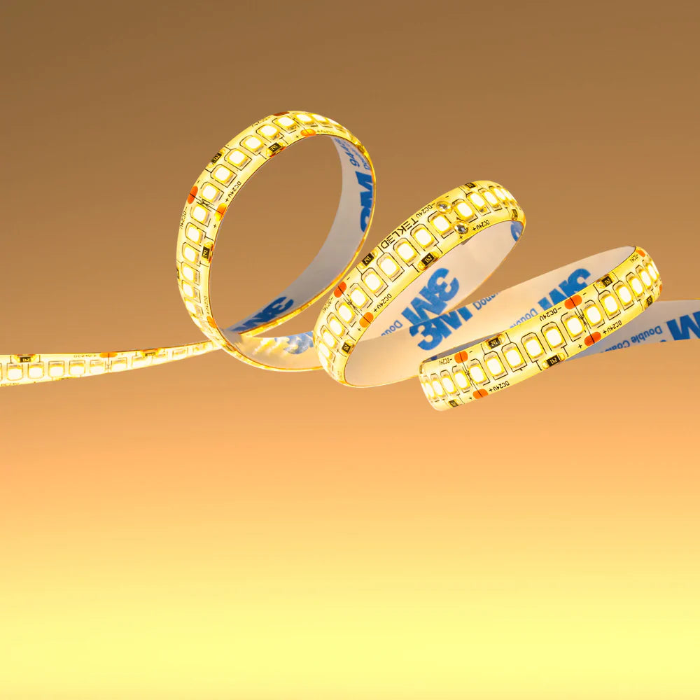 LED Strip Light 240pcs 2835 LED 15W 3A 24Vdc 10mm 5m IP65 Waterproof 11