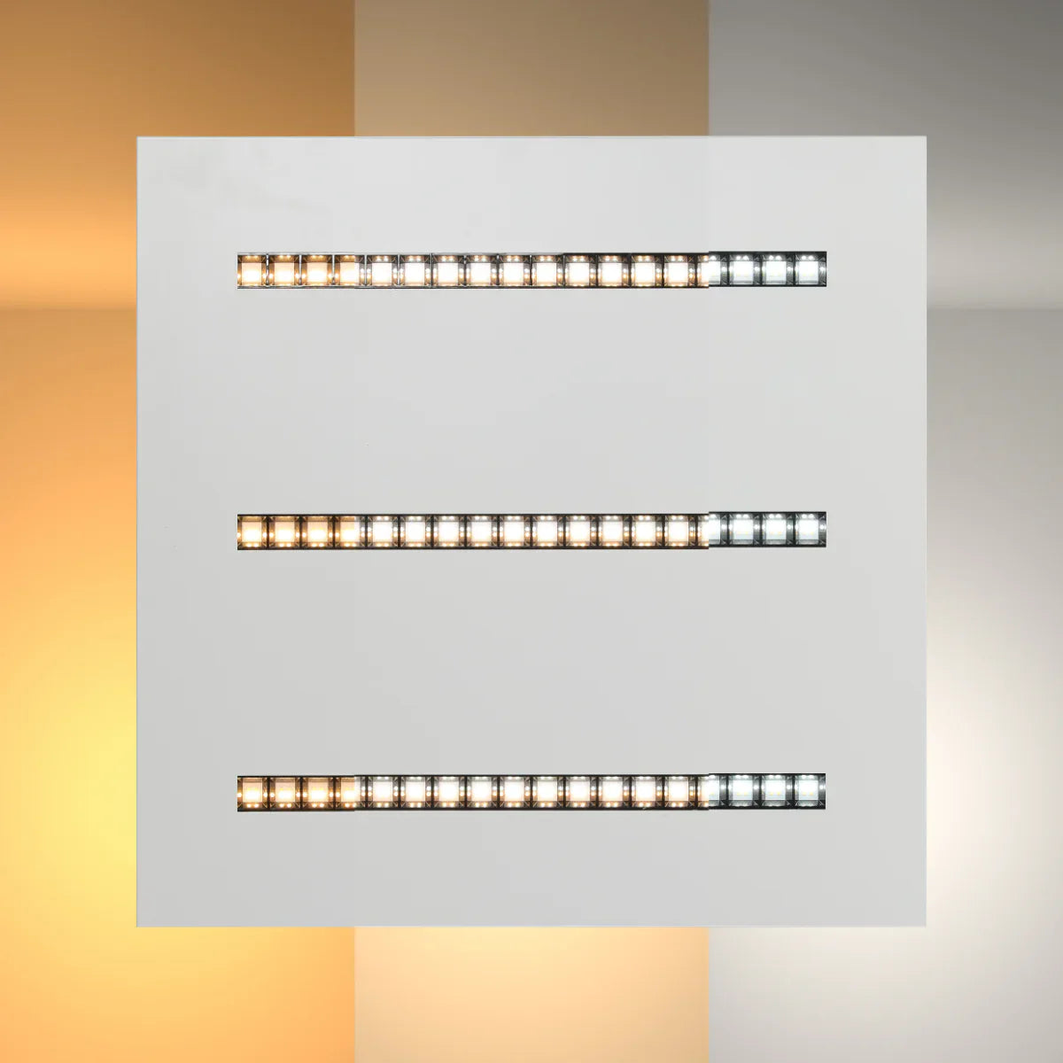 Main image of LuminEssence OfficePro Anti Glare Laser LED Panel Light 40W 4000lm Low UGR 600x600 3CCT 165-015059