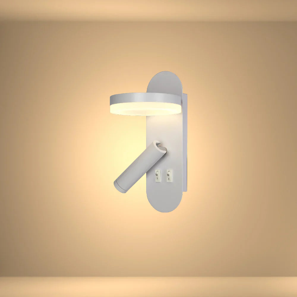 Lunar Halo Bedside Reading LED Wall Light 1