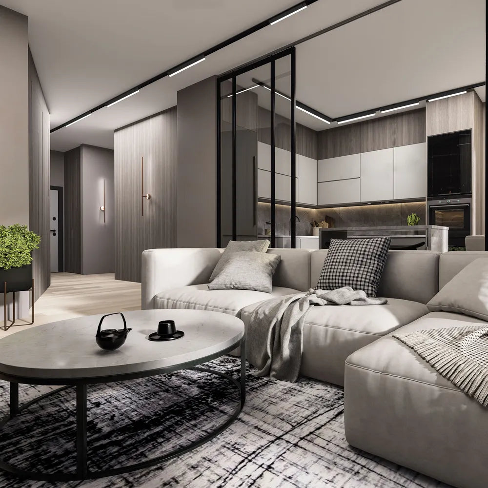 Magnetic Tracklight TEKLED Magnetic Linear LED Track Light with Opal Diffuser-Default Title-169-03111