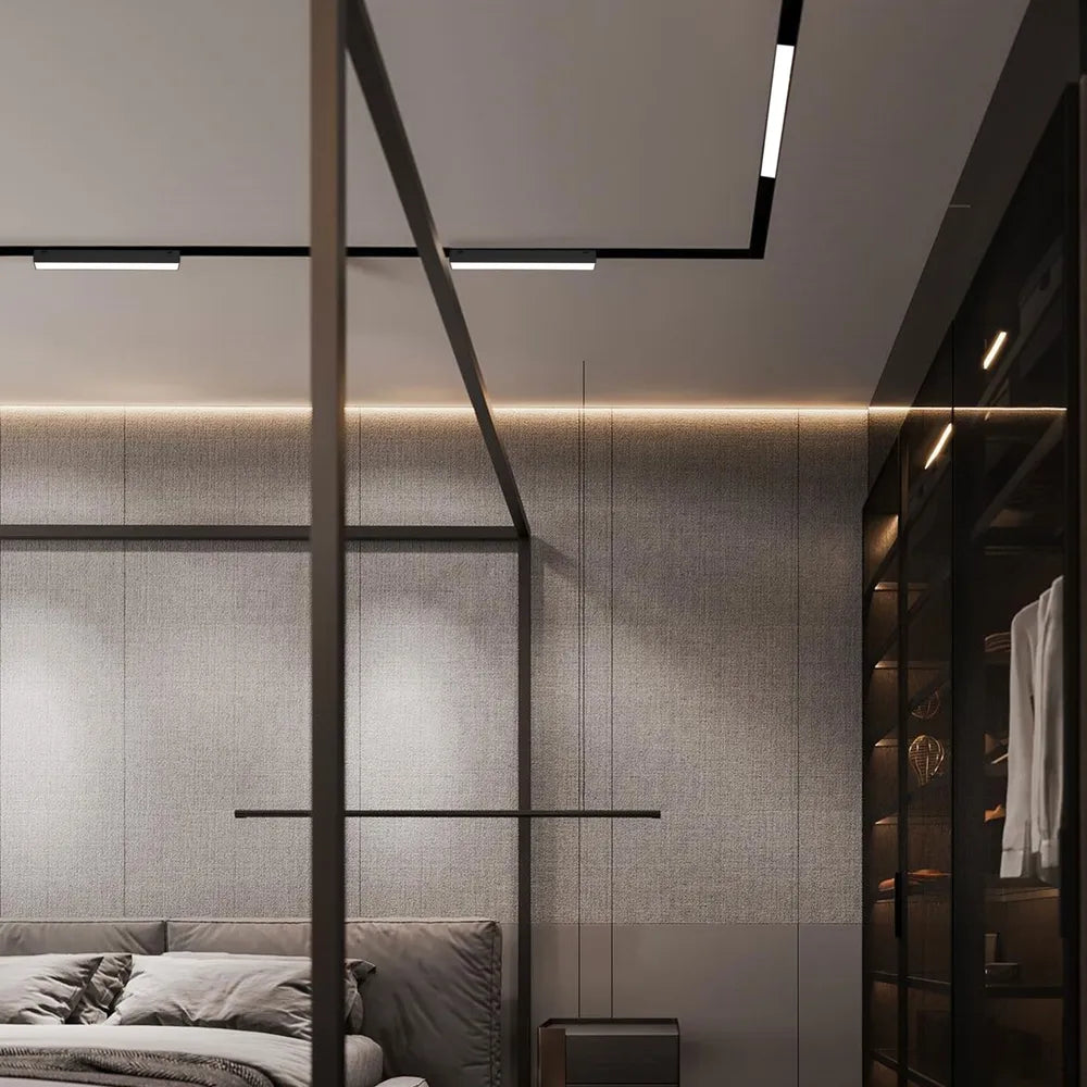 Magnetic Tracklight TEKLED Magnetic Linear LED Track Light with Opal Diffuser-Default Title-169-03111