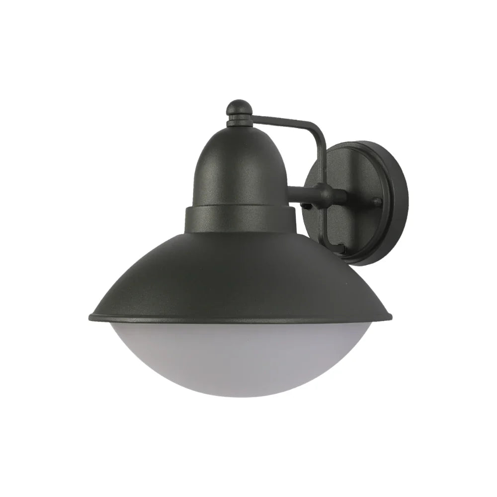 Marcel Outdoor Lantern Wall Light E27 Dark Grey 1