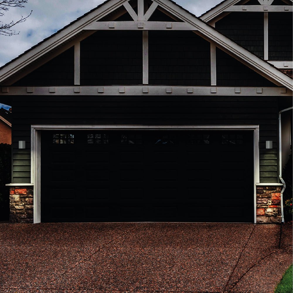 Size and specs of Cylinder Wall Lamp IP54 Grey with GU10 Fitting | TEKLED 182-03349