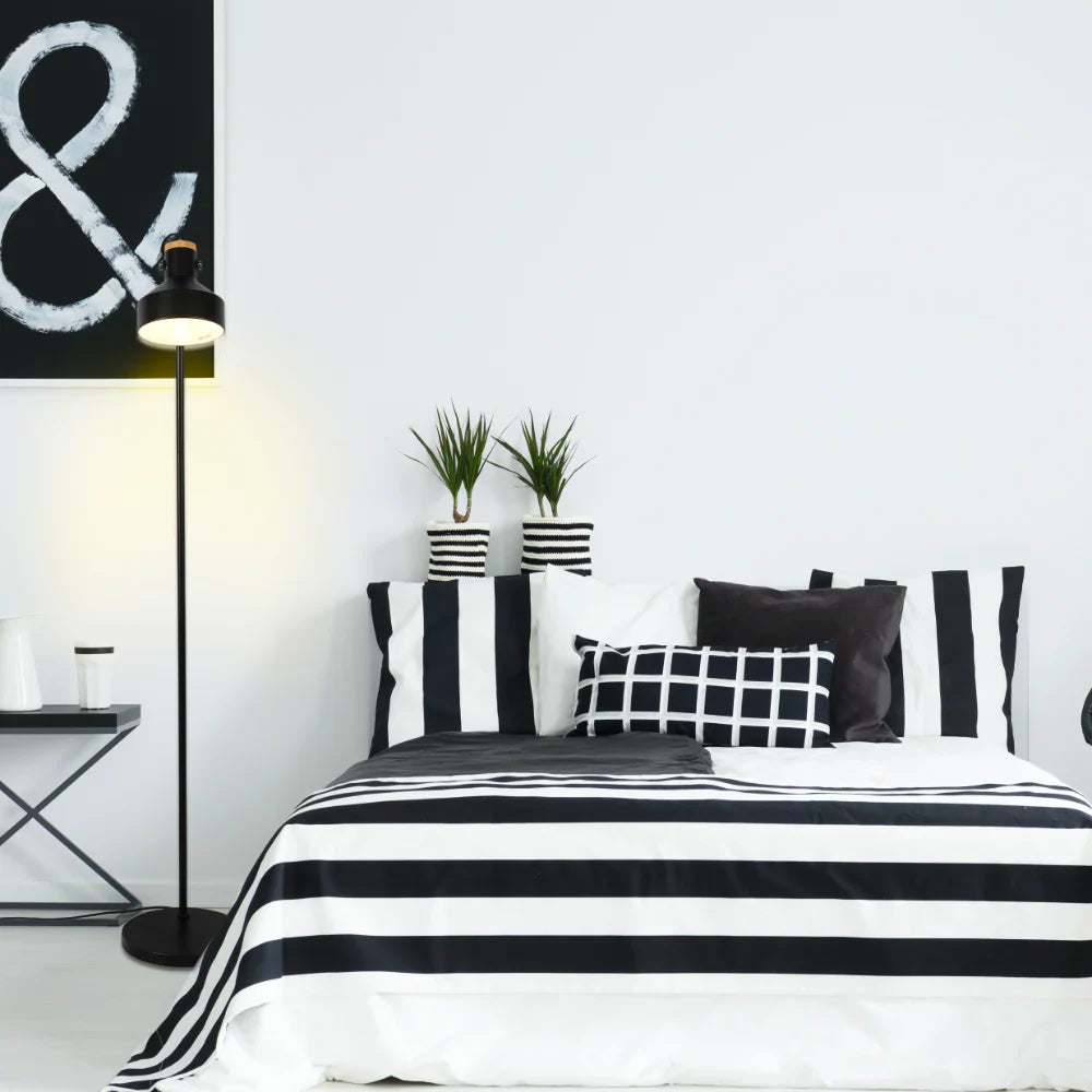 Minimalist Adjustable Floor Lamp with Wooden Accent 4