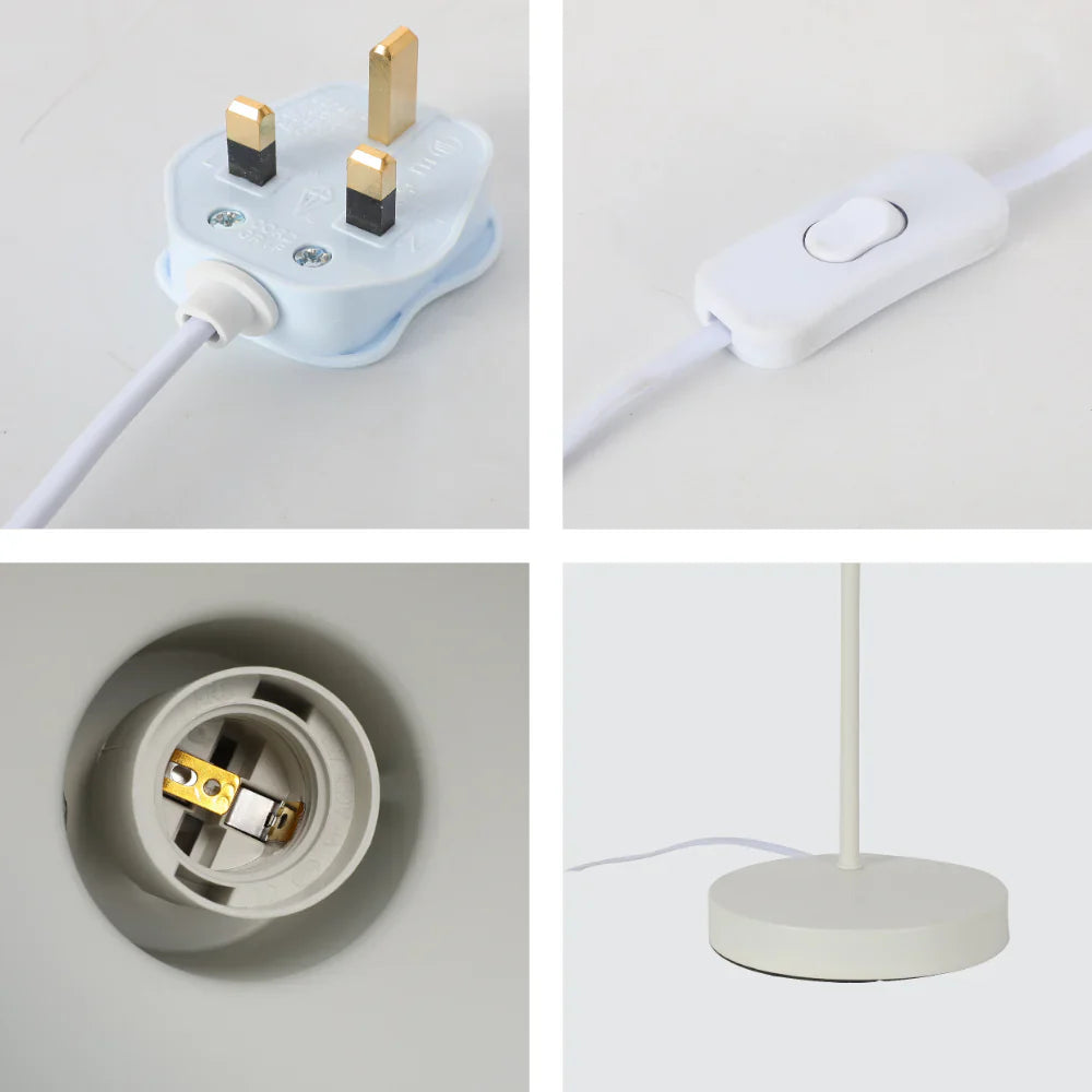 Modern Desk Lamp with Wooden Accent 20