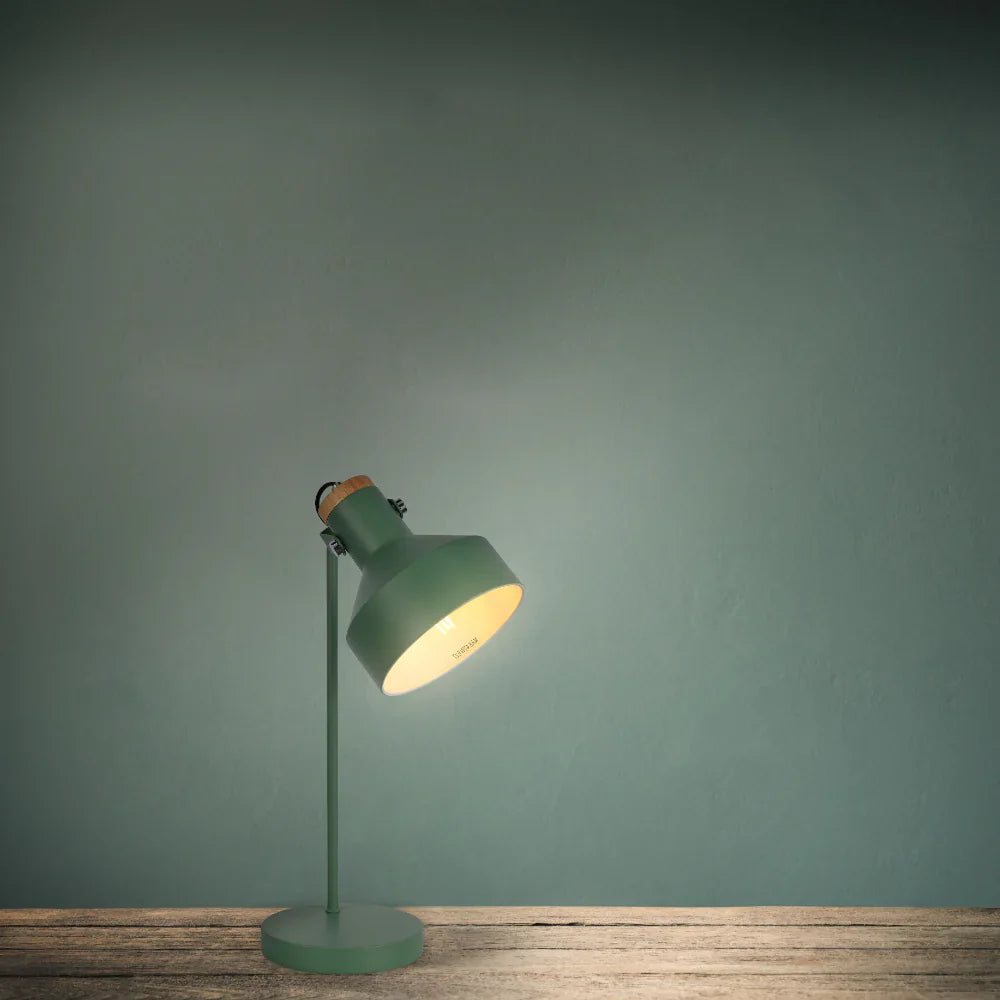 Modern Desk Lamp with Wooden Accent 9