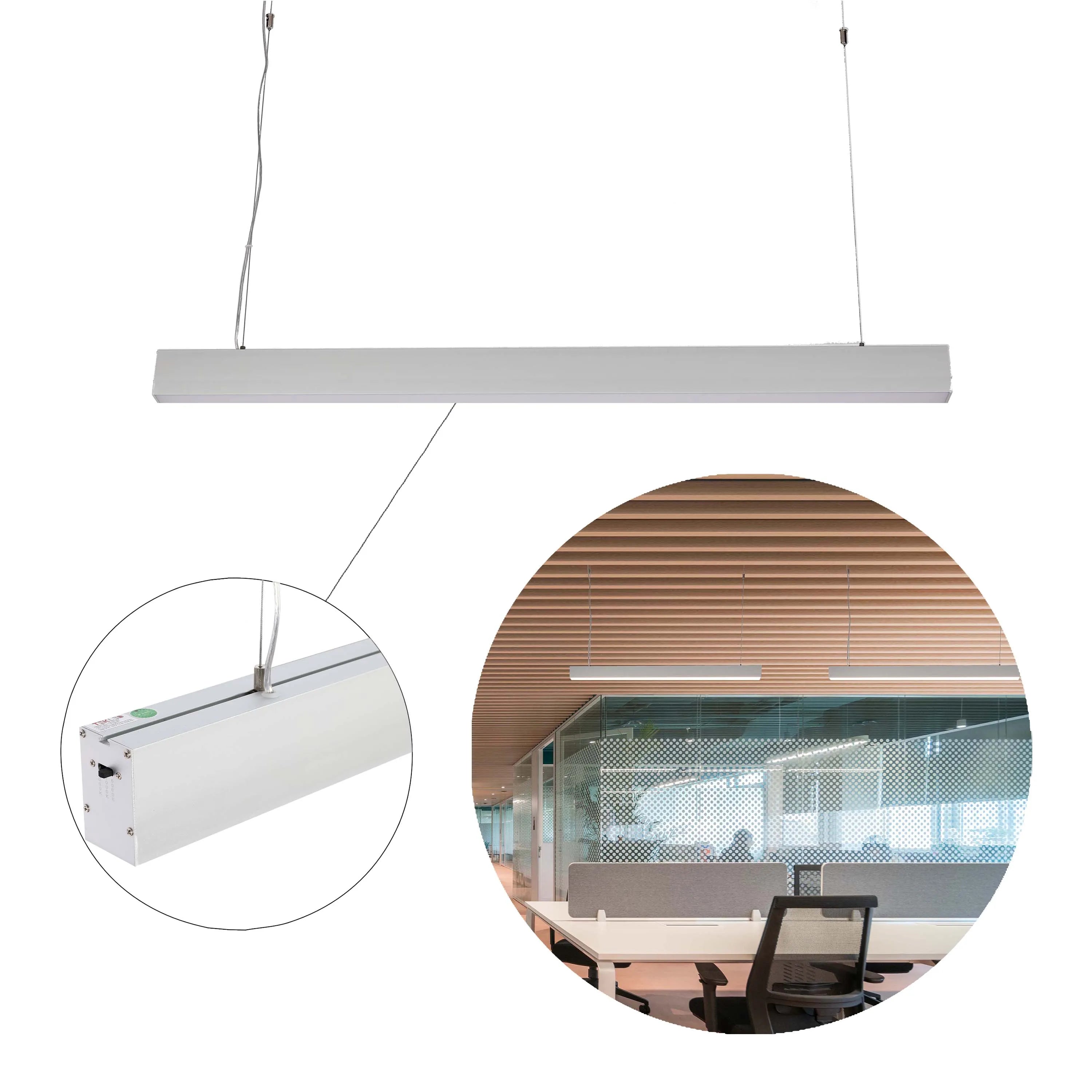 Modern Linear LED Pendant Light - 1200mm