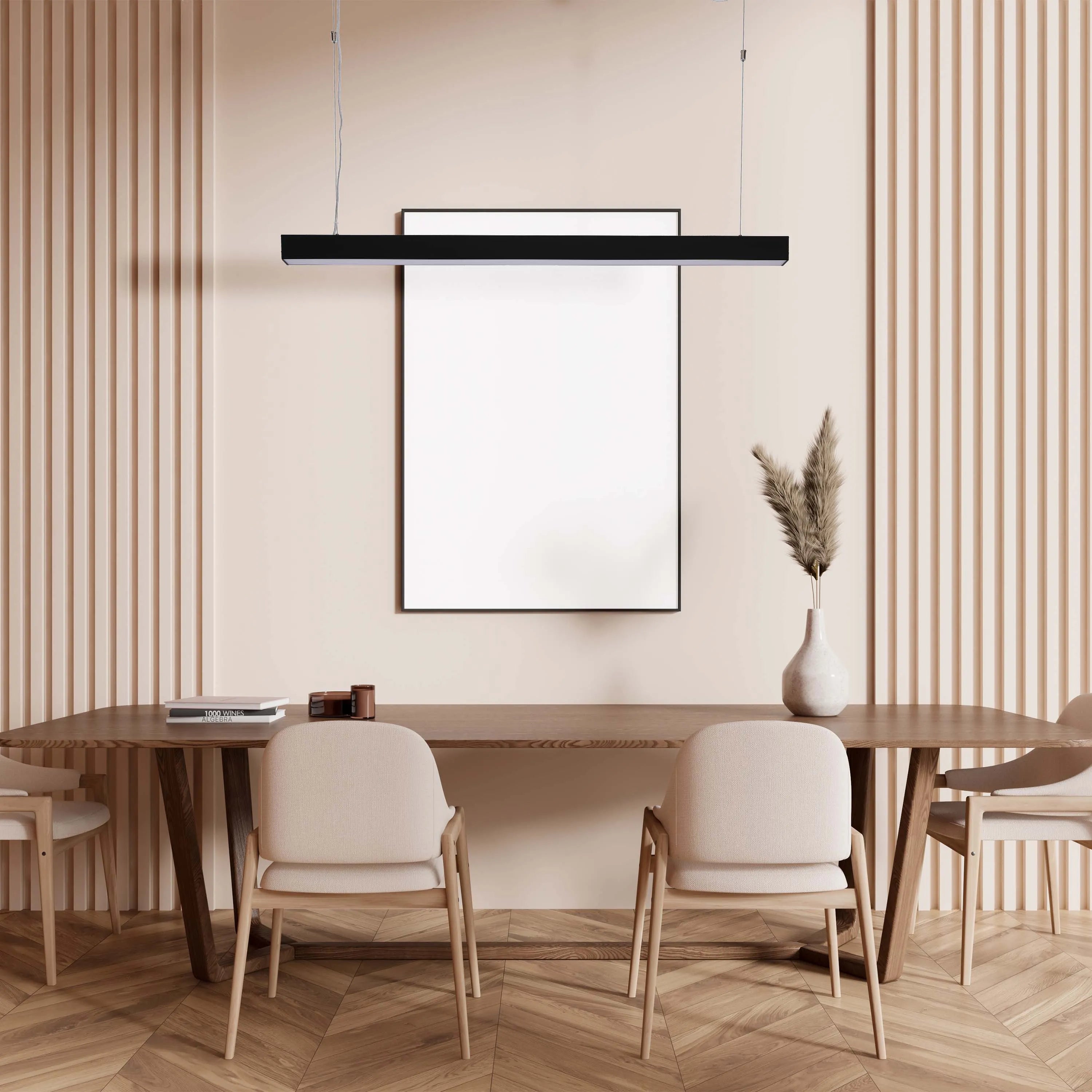 Modern Linear LED Pendant Light - 1200mm