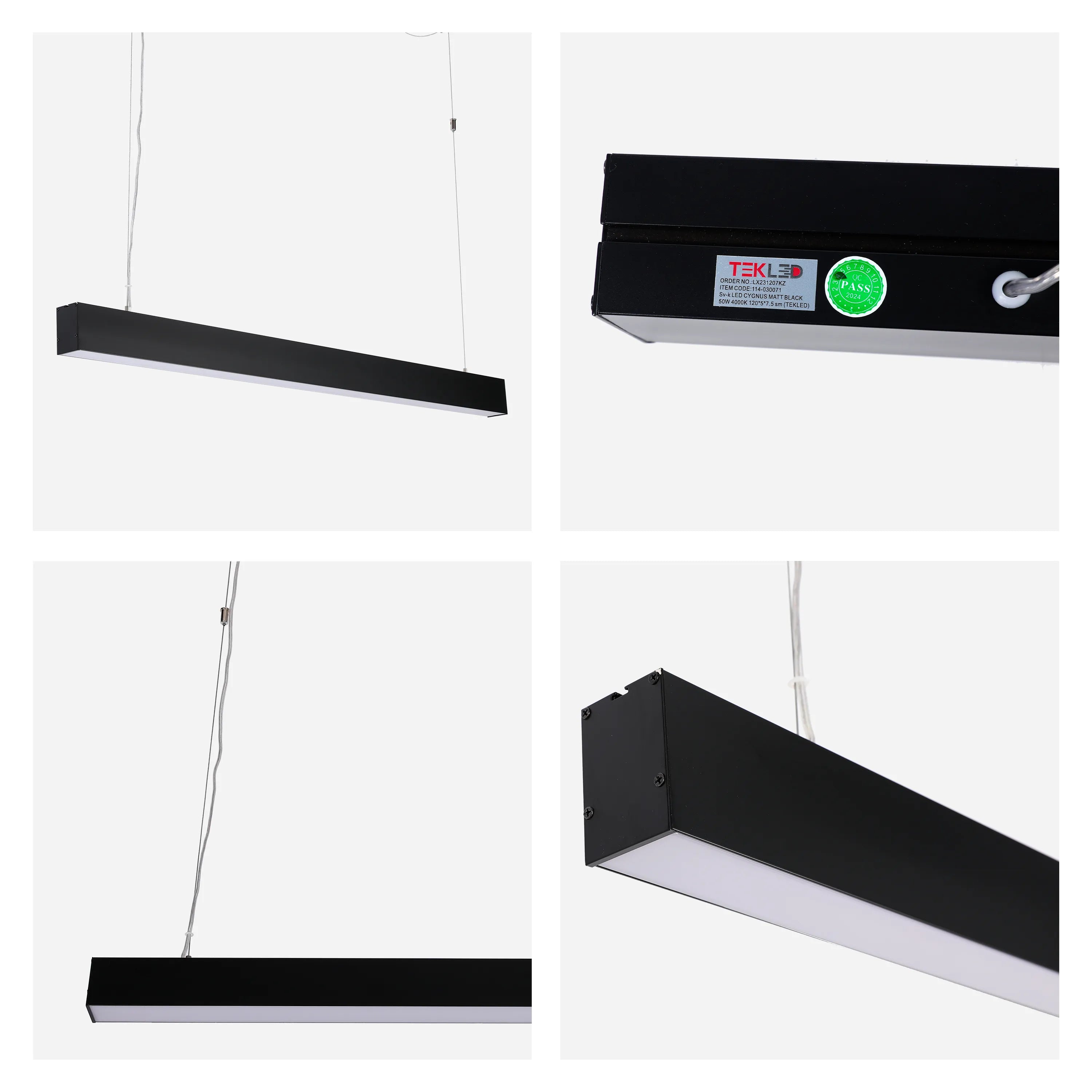 Modern Linear LED Pendant Light - 1200mm