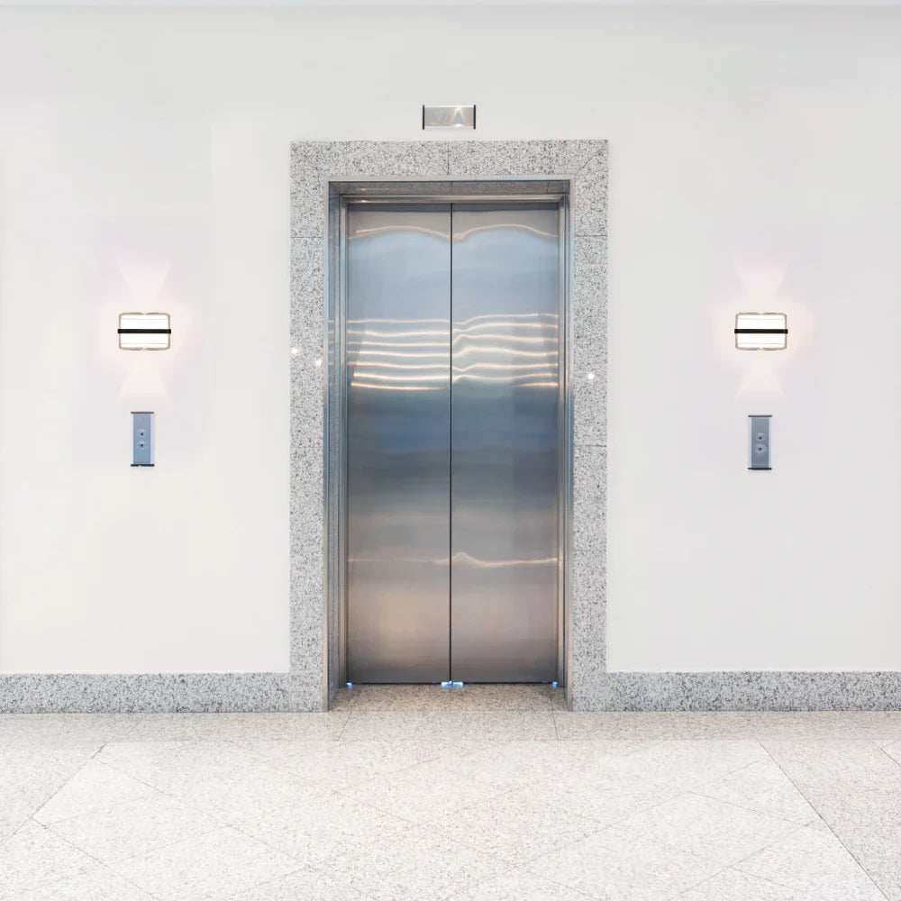 Modern Triple-source Up Down Decorative Band LED Wall Light Black 4000K 12W 4