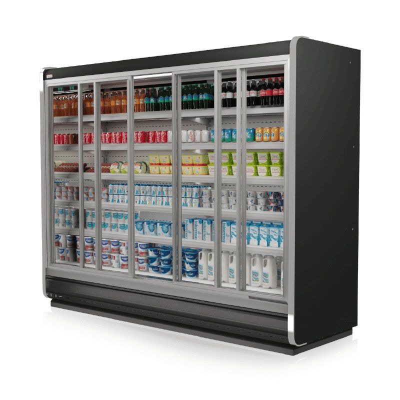 ColdCo Parisa - Remote Sliding Glass Door Multideck Cabinet - 3125mm
