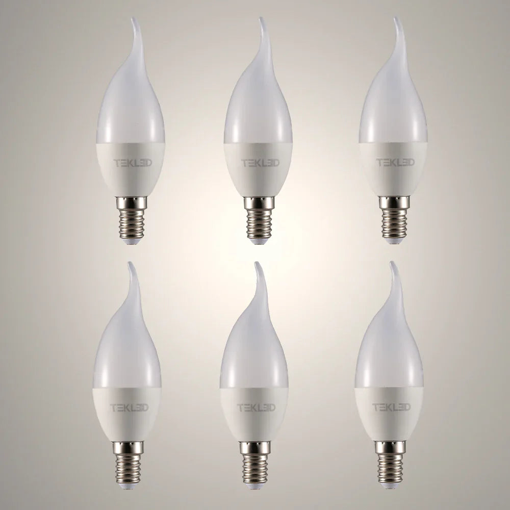 Pisces LED Candle Bulb C37 Tail E14 Small Edison Screw 6W 17