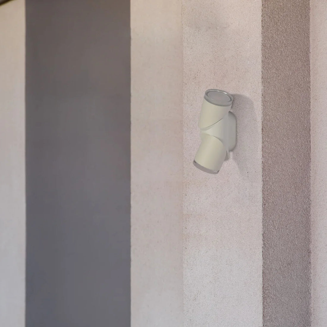 Usage of Rotatable Cylinders  Outdoor LED Wall Light White 3000K Wide Beam 182-03418