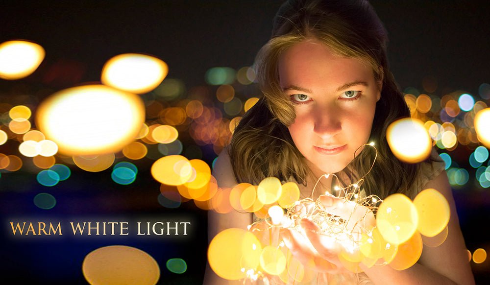 Close up of  Serpens Solar Micro-LED String 240 LEDs 26m Warm White LED String Fairy Light