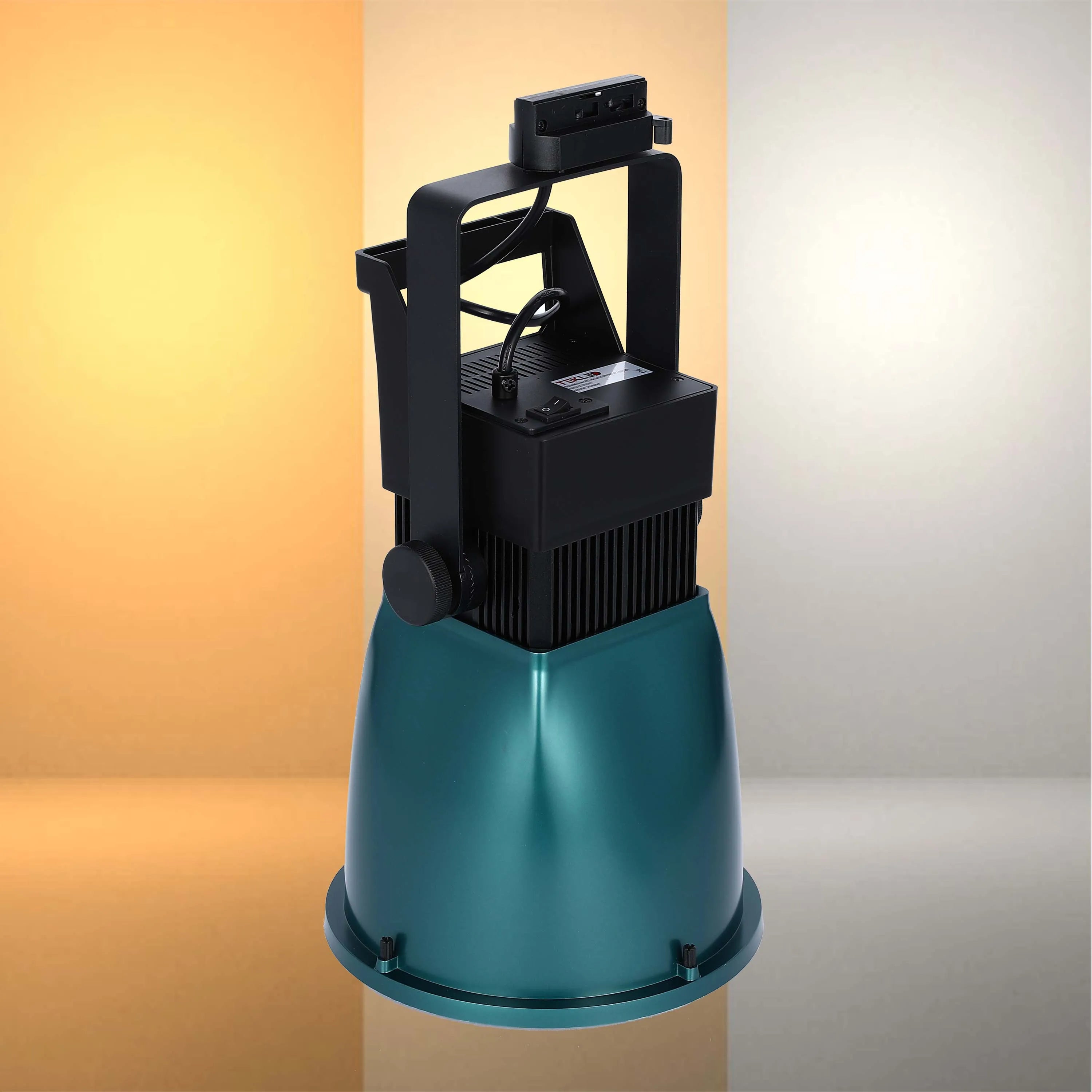 Teal Dome Adjustable LED Track Light