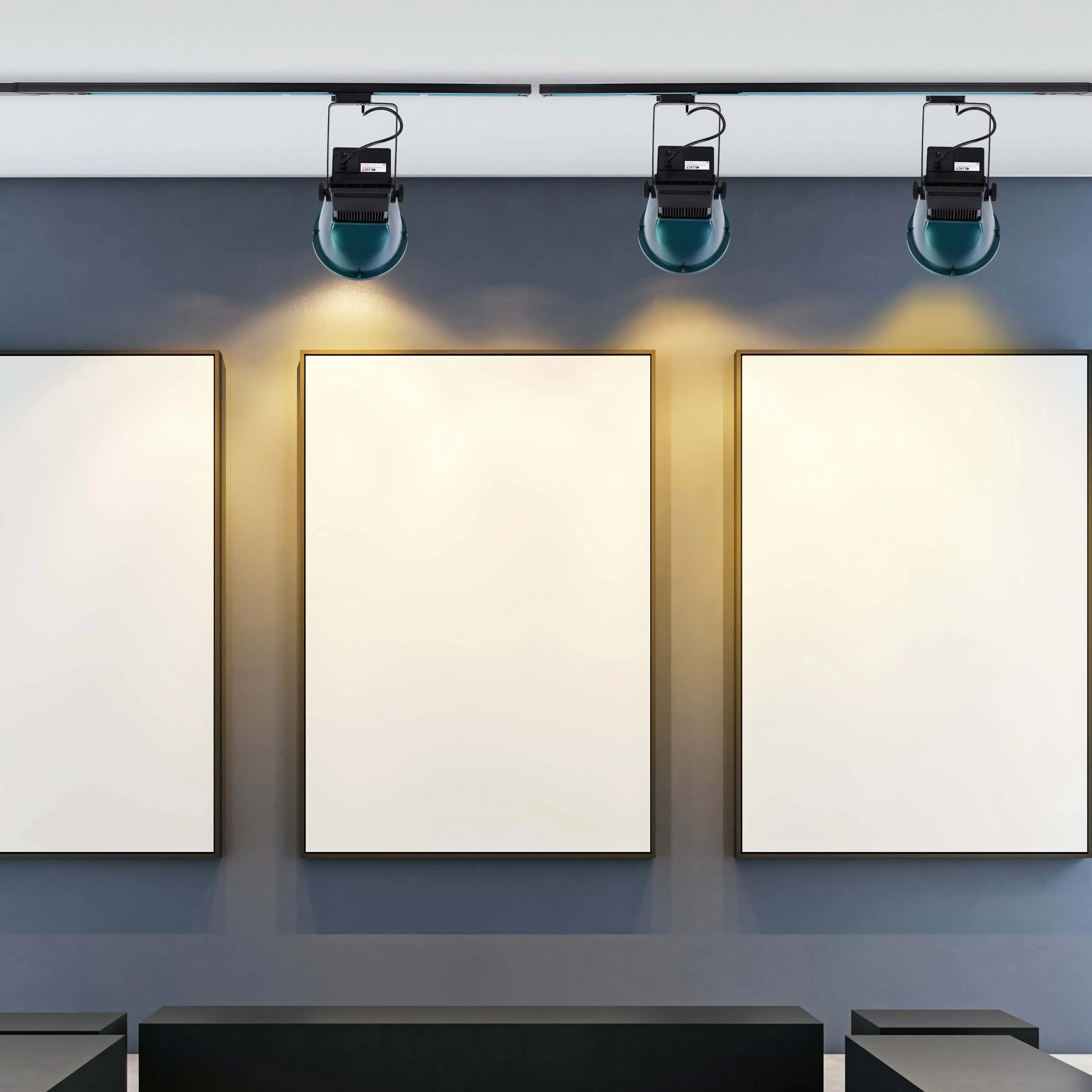 Teal Dome Adjustable LED Track Light