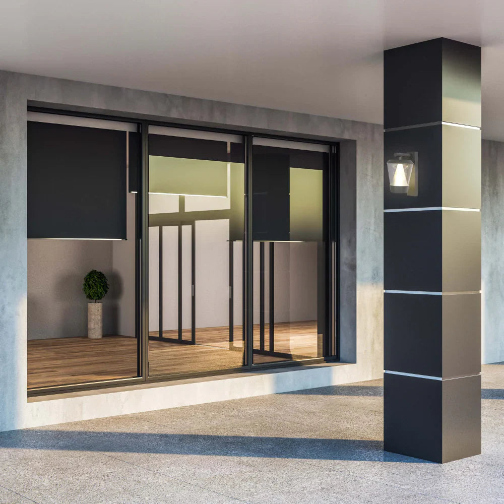 Tiany LED Outdoor Lantern Wall Light 13W 4000K 3