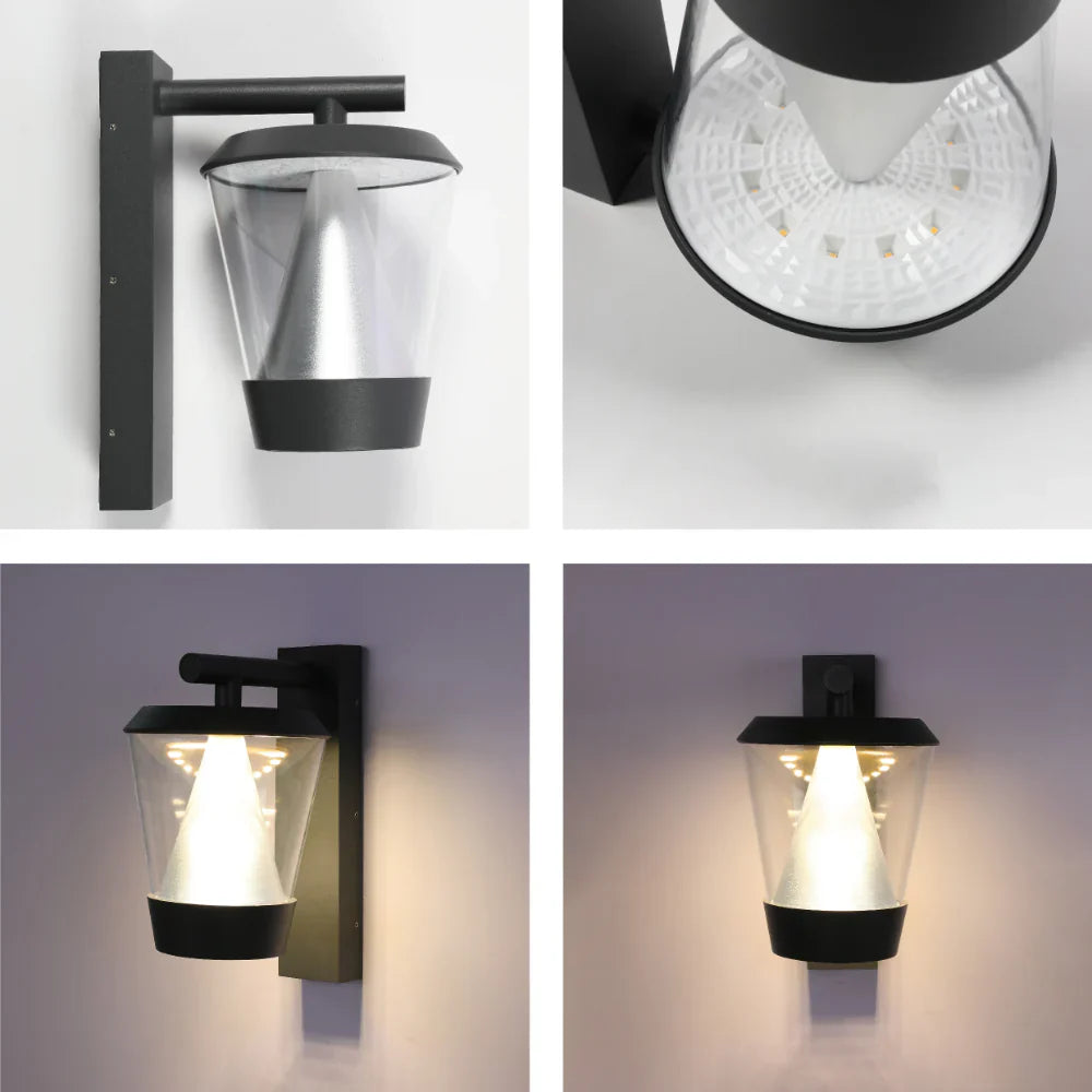 Tiany LED Outdoor Lantern Wall Light 13W 4000K 13