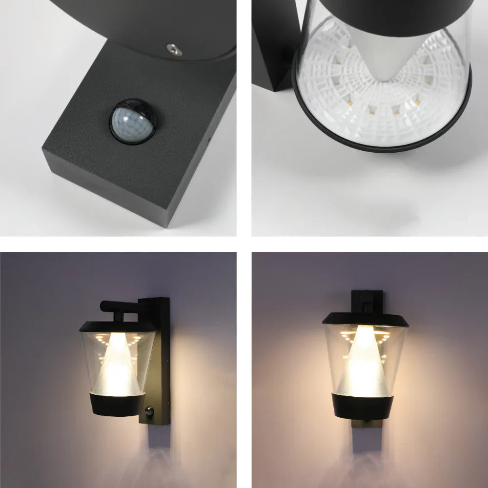 Tiany LED Outdoor Lantern Wall Light 13W 4000K 14
