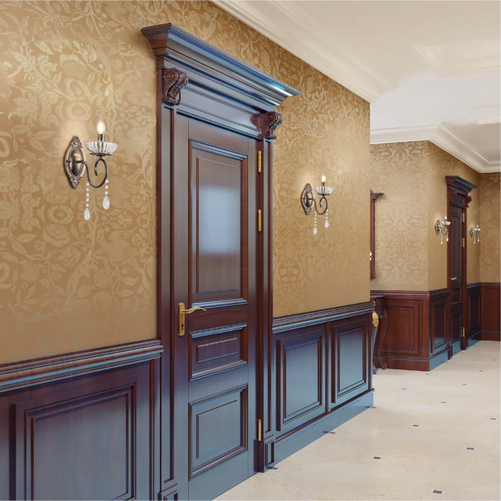 Living room kitchen bedroom use of Vintage Metal & Glass Candle Wall Light | TEKLED 151-19926