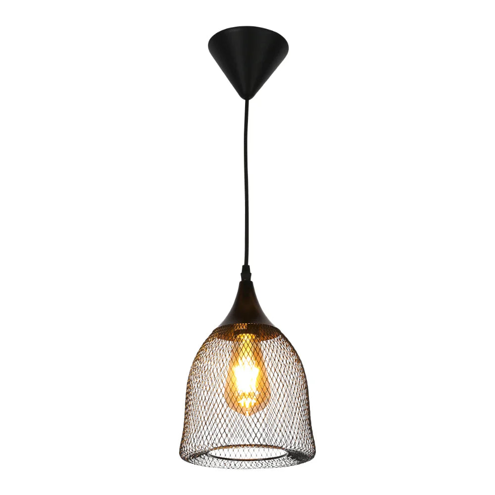 Main image of Wire Mesh Industrial Dome Pendant Ceiling Light with E27 | TEKLED 150-18025